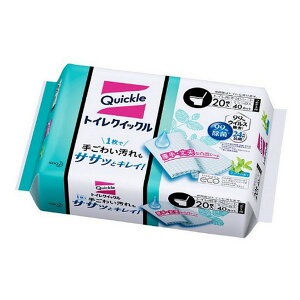 《花王》 トイレクイックル つめかえ用 ジャンボパック 20枚 返品キャンセル不可