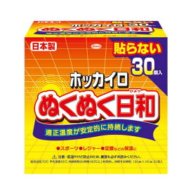 《興和》 ホッカイロ ぬくぬく日和 貼らないタイプ レギュラー 30個入り