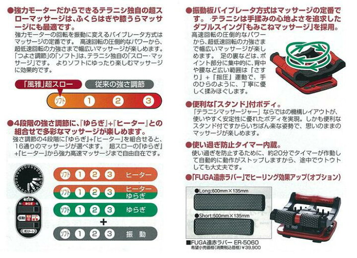楽天市場】【ポイント10倍!!】テラニシ マッサージャー ファイターSM 