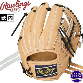ローリングス(Rawlings) 一般硬式野球 HOH PREMIUM 内野手用 (25ss) 硬式グラブ 硬式グローブ Aキャメル GH5HPN62-ACAM