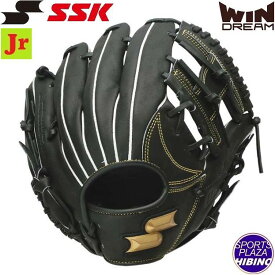 エスエスケイ(ssk) 少年軟式野球 ウインドリーム オールラウンド用 (25ss) 軟式グラブ 軟式グローブ ジュニア ブラック WJG224-90