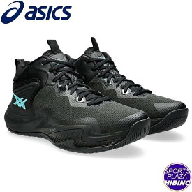 アシックス(asics) バスケットボールシューズ NOVA SURGE 3 ノバサージ シューズ (24aw) Black/Ice Mint 1061A048-001【SS2512】