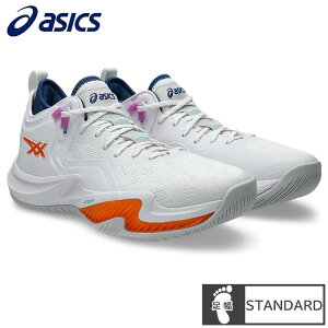 �A�V�b�N�X(asics) �o�X�P�b�g�{�[���V���[�Y NOVA SURGE LOW 2 �m�o�T�[�W �V���[�Y (26ss) �z���C�g/�I�����W 1061A051-101