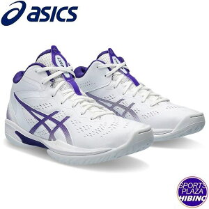 アシックス(asics) バスケットボールシューズ GELHOOP V16 ゲルフープ シューズ (24ss) White/Gentry Purple 1063A078-102【SS2509】