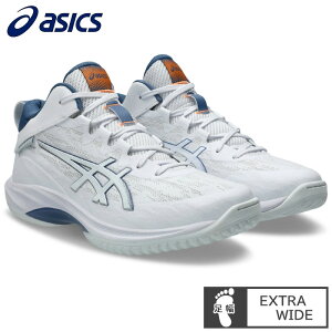 �A�V�b�N�X(asics) �o�X�P�b�g�{�[���V���[�Y GELHOOP V17 EXTRA WIDE �Q���t�[�v �V���[�Y (25ss) White / Denim Blue 1063A097-102