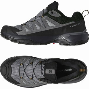 �T������ (SALOMON) �g���b�L���O �V���[�Y X ULTRA 360 LEATHER GORE-TEX ���U�[ �S�A�e�b�N�X �����Y (24aw) Sharkskin L47571400�ySS2512�z