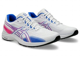 アシックス(asics) ランニングシューズ LYTERACER 5 ライトレーサー 5 メンズ (24ss) ホワイト White/Illusion Blue スタンダードラスト 1011B903-100