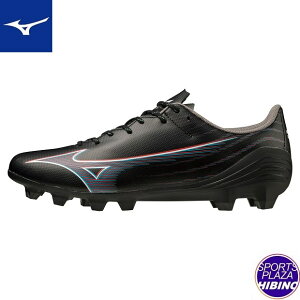 ミズノ(mizuno) サッカースパイク ミズノアルファ SELECT シューズ (23ss) 2E相当 ブラック×イグニッションレッド×ブルー P1GA236501【SS2509】【SCsale】【P10】