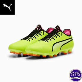 プーマ(puma) サッカースパイク Puma King Ultimate HG/AG キング アルティメット シューズ (24ss) Electric Lime-PUMA Black-Poison Pink 10756406【SCsale】【SS2512】
