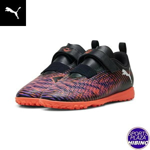 �v�[�}(puma) �T�b�J�[�V���[�Y Future 8 Play TT V �t���[�`���[ �g���[�j���O�V���[�Y (25ss) �W���j�A PUMA Black-PUMA White-Glowing Red 10839801�ySS2603�z