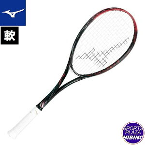 ミズノ(mizuno) テニス DIOS PRO-R ディオス プロ アール ラケット (20aw) 軟式テニス 軟式ラケット ソフトテニス メタルブラック×ライジングレッド 63JTN06162