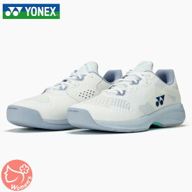 ヨネックス(yonex) テニスシューズ パワークッション ソニケージ ウィメン CC (25ss) カーペットコート用 ホワイト／ペールブルー SHTSCLC-552