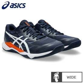 アシックス(asics) バレーボールシューズ GEL-TACTIC 12 WIDE ゲルタクティック シューズ (25ss) Midnight/White 1073A059-402【SS2512】
