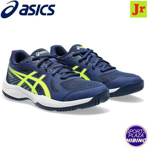 �A�V�b�N�X(asics) �o���[�{�[���V���[�Y UPCOURT 6 GS �A�b�v�R�[�g (24aw) �W���j�A Blue Expanse/Safety Yellow 1074A045-400�ySS2512�z
