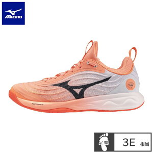 �~�Y�m(mizuno) �o���[�{�[���V���[�Y WAVE LUMIOUS ELITE WIDE �E�G�[�u���~�i�X �G���[�g ���C�h (26aw) �I�����W×�u���b�N×�z���C�g V1GA262180