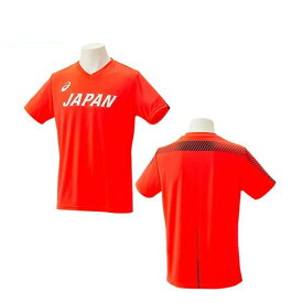 アシックス（asics）陸上 日本代表応援Tシャツ ユニセックス (19aw) オレンジ S-XL 2093A043-600