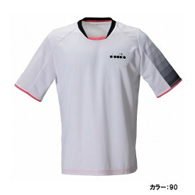 ディアドラ(diadora) コンペティションシャツ シャツ メンズ (20ss) ホワイト 吸汗速乾 UV dtg0330-90【SS2403】