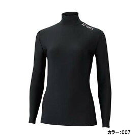 ヨネックス(yonex) ハイネック長袖シャツ アンダーシャツ レディース (20ss) ブラック ストレッチ stbf1515-007【ss2109】