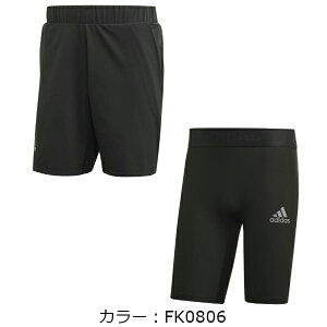 アディダス(adidas) 2N1 SHORT HEAT.RDY パンツ (20SS) レジェンドアース/グレーツー GKD49-FK0806【SS250950】