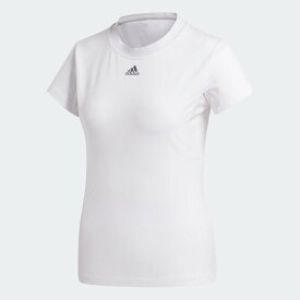 【クロネコゆうパケットOK】アディダス(adidas) 半袖Tシャツ フリーリフト テニス FREELIFT TENNIS T-SHIRT レディース (20aw) ホワイト×グレーフォー IPC10-FT6393【決算P10】【SS2403】