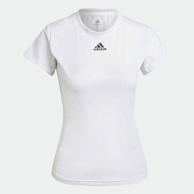 アディダス(adidas) テニスウエア Tシャツ フリーリフト シャツ 半袖Tシャツ レディース ホワイト/ブラック BM156-GV1519【SS251250】