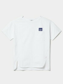 エーグル (AIGLE) 半袖Tシャツ 吸水速乾 デザインポケット ロゴ Tシャツ レディース (21ss) ブランエーグル ホワイト ZTF071J-111【ss2203】
