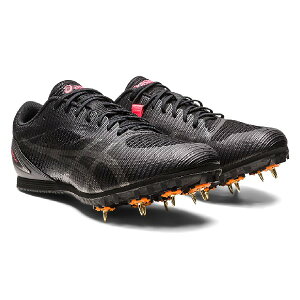 AVbNX(asics)  XpCN HEATFLAT 12 Y (23ss) BLACK/GUNMETAL ڑS  100m`1500m  XgW 1093A195-001ySS2509z