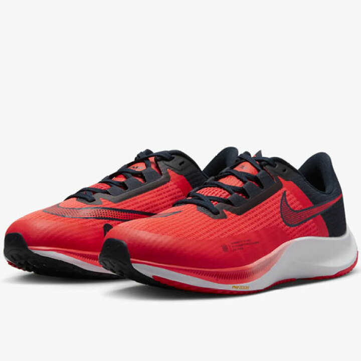 ナイキ(nike) ランニングシューズ エアズーム ライバル フライ メンズ (23ss) ブライトクリムゾン /ダークオブシディアン/ホワイト/ブライトクリムゾン オレンジ CT2405-635【mkd】【Rsale】【RUNsale】 スポーツプラザヒビノ ナイキ NIKE ラン フライニット 黒色 ブラック クリムゾン 橙 オレンジ 青色 ブルー