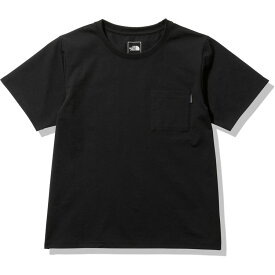 ノースフェイス (THE NORTH FACE) 半袖Tシャツ SSエアリーポケットティー S/S Airy Pocket Tee レディース（23ss) ブラック NTW12342-K【SS2403】