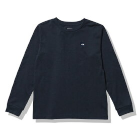 ノースフェイス (THE NORTH FACE) 長袖Tシャツ LSスモールボックスロゴティー L/S Small Box Logo Tee レディース（23ss) アーバンネイビー NTW32331-UN【SS2406】