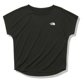 ノースフェイス (THE NORTH FACE) 半袖Tシャツ フレンチスリーブロゴデザインティー F/S Logo Design Tee レディース（24ss) ブラック NTW32374-K