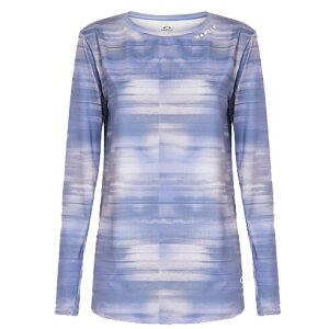 I[N[ (OAKLEY) TVc Radiant Evofree Prompt L/S Tee 6.0 fB[X (23aw) p[v Blue Storm Print FOA500656-66vymkdzyOUTsalezySS2509z