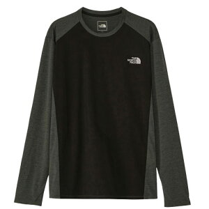 【クロネコゆうパケットOK】ザ・ノース・フェイス (The North Face) ロングスリーブ ハイブリッドGTDメランジクルー メンズ (24aw) グレー NT62275-ZK