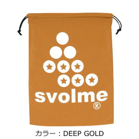 スボルメ(svolme) ロゴシューズ袋 バッグ (23aw) DEEP GOLD 1233-18329-056【SS2512】