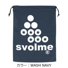 スボルメ(svolme) ロゴシューズ袋 バッグ (23aw) WASH NAVY 1233-18329-369【SS2512】