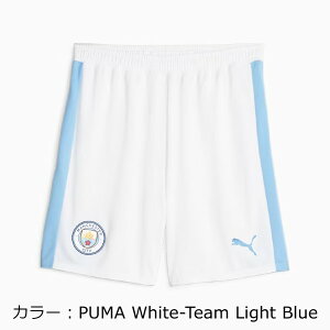 プーマ（puma） メンズ マンチェスター シティFC 2023-24 ホーム レプリカ ショーツ パンツ (23AW) PUMA White-Team Light Blue 770483-04