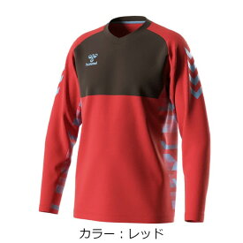 ヒュンメル(hummel) ロングスリーブプラクティスシャツ シャツ (23aw) レッド HAP7176-20【SS2512】