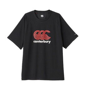 カンタベリー (Canterbury) ラグビー 半袖Tシャツ トレーニングティー メンズ (24ss) ブラック RG34007-19