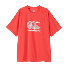 カンタベリー (Canterbury) ラグビー 半袖Tシャツ トレーニングティー メンズ (24ss) レッド RG34007-65