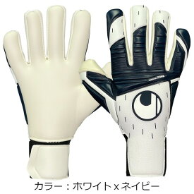 ウールシュポルト(uhlsport) ウールシュポルト アブソルートグリップ タイト ハーフネガティブ キーパーグラブ (23fw) ホワイト×ネイビー 1011320-01