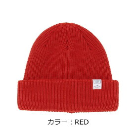 スボルメ(svolme) ニットキャップ 帽子 (23aw) RED 1233-19221-060【SS2512】