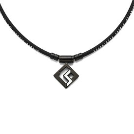 【タオル付き】コラントッテ (colantotte) スポーツ 磁気ネックレス SPORTS PRO マグチタンネックレス SG160 ブラックチタン　ホワイト DBAAC-9010