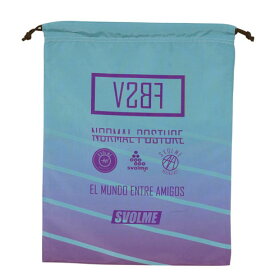 スボルメ (SVOLME) サッカー グラデストライプシューズ袋 (25ss) ブルーグリーン 42×32cm 1243-31829-371