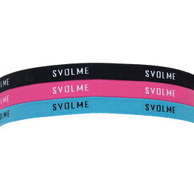 スボルメ (svolme) サッカー フットサル ヘアアクセサリー ヘアゴムセット 3カラー (24aw) ピンクミックス 1243-32629-072【SS2512】