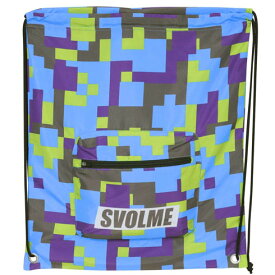 スボルメ (svolme) サッカー バッグ デジカモジムサック ナップサック (24aw) カモ×サックス ブルー 48cm×40cm 1243-32329-331【SS2512】