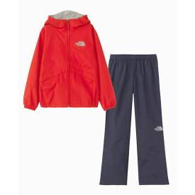 ザ・ノース・フェイス (THE NORTH FACE) アウトドアウエア レインテックスユリイカ キッズ (25ss) レッド 130-160 レインコート 上下セット NPJ12512-TR【SS2606】