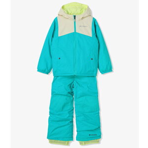 コロンビア (Columbia) アウトドアウェア ダブルフレーク2 セット ジュニア リバーシブル (24aw) グリーン 雪遊び スキー 上下セット XXS-XS SA5101-336