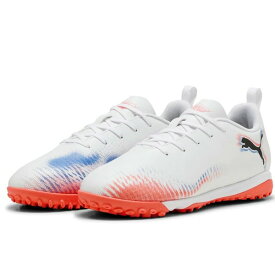 プーマ (Puma) サッカートレーニングシューズ トレシュー フューチャー 8 プレイ TT+MID ジュニア (25aw) ホワイト 21.0-24.5cm 10862501 108625-01