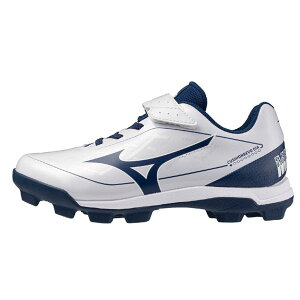 �~�Y�m (MIZUNO) ���N�싅 �|�C���g�X�p�C�N �N�b�V�������{�_�C�A �W���j�A (25aw) �z���C�gx�l�C�r�[ 19.0-24.0cm 3E���� ���C�h 11GP252714