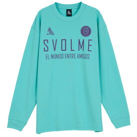 スボルメ (svolme) サッカー フットサル ウエア プラシャツ プラT 長袖Tシャツ FBロゴロングプラT SDG (25aw) ミントグリーン S-XL 1253-45500-041